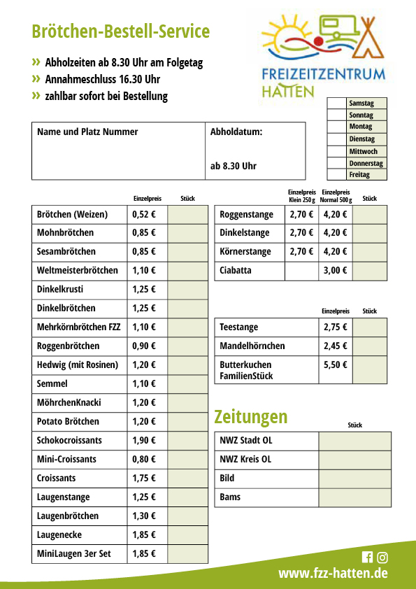 Brötchenliste